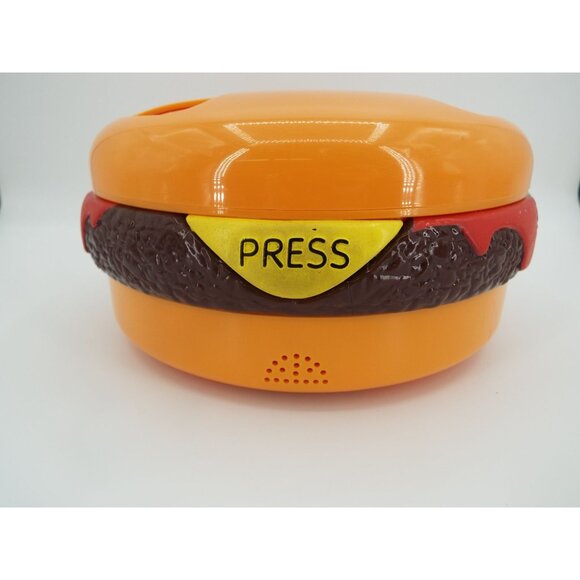 Vintage 1999 The Original Talking Cheeseburger Condiment Holder Tested Works - Picture 1 of 16